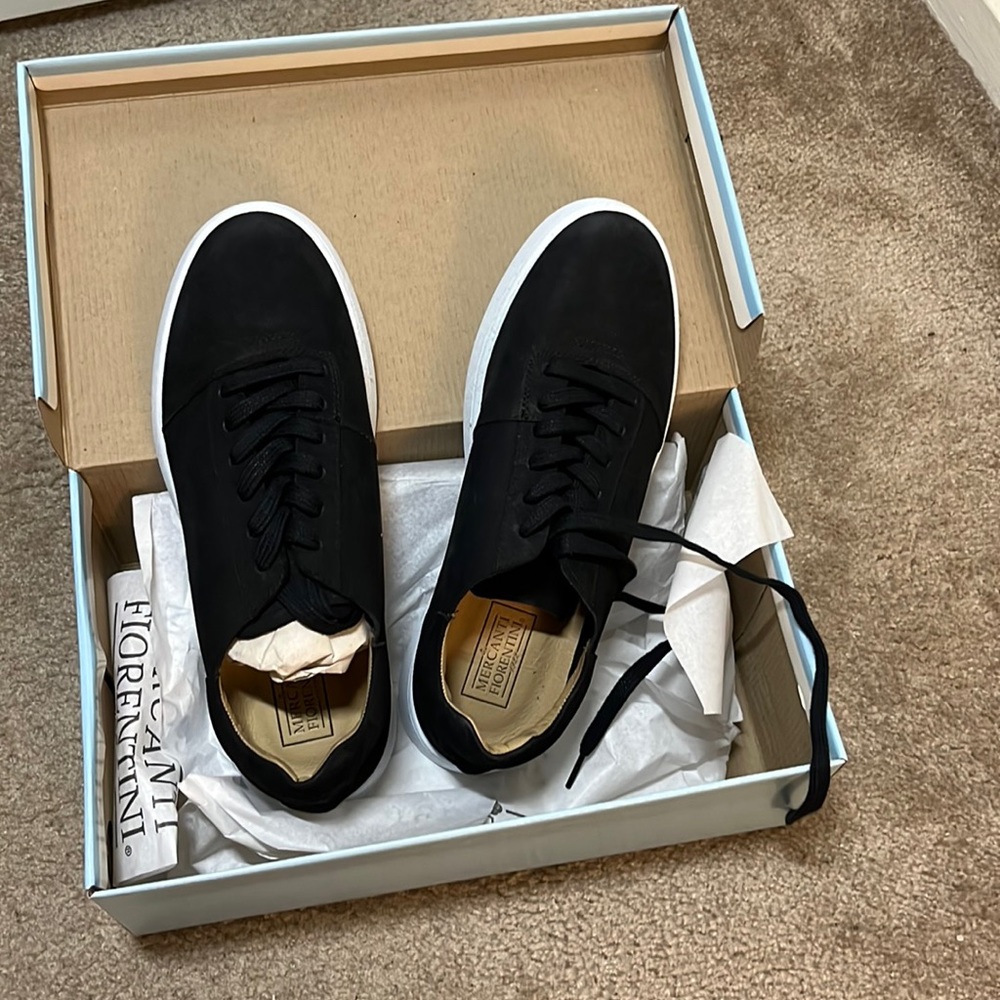 Mercanti Fiorentini MF-54809 OX Black Shoe 9.5 New in Box